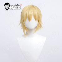 Nito Nazuna Cosplay Wig Ensemble Stars Cosplay Wig HSIU Blonde Short Hair Free Wig Cap Halloween Party