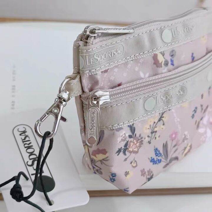 lesportsac-2023-สามารถใส่ใบขับขี่กระเป๋าใส่อุปกรณ์เสริมหูฟังลำลองกระเป๋าใส่บัตรขนาดเล็กกระเป๋าเก็บเครื่องสำอาง3394