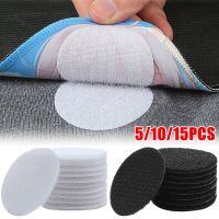 5/10/15Pcs Self-adhesive Fastener Dots Stickers Adhesive Tape Sofa Mat Bed Sheet Carpet Anti Slip Fixing Pad PVC Patch 50mm