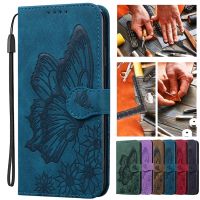 Butterfly Leather Phone Case For Xiaomi Redmi Note 11 Pro Plus 5G 11Pro 11Pro Note11 11S 11T 11E Pro 5G Wallet Bags Flip Cover