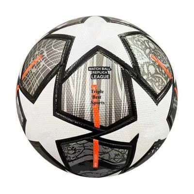 2023 new official finals ball size 5 Pu anti-skid football team symbol free inflatable pump needle net