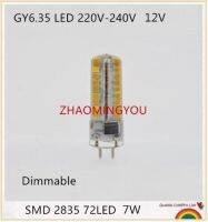 【❖New Hot❖】 dongdangx59 หรี่แสงได้ Gy6.35 G4โคมไฟ Led 12V 220V 7W ไฟขั้วเกลียวหลอดไฟโคมระย้า2835smd G6.35 Led Bombillas หลอดไฟ