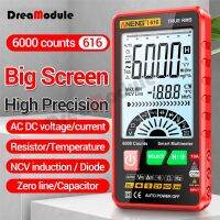 ZZOOI ANENG 616 Large Screen Backlight Digital Multimeter 6000 Counts Ultra Thin Intelligent AC DC Voltage Current Multímetro TestTool