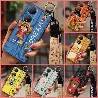 Cover Anti-knock Phone Case For VIVO Y100 Silicone Lanyard Soft New Arrival Soft Case Wristband Phone Holder TPU New
