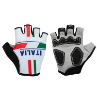 hotx【DT】 ITALIA Cycling Gloves Guantes Ciclismo Motorcycle Half finger wear-resisting Shockproof