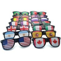 【CC】 2022 Football Soccer Match Sunglasses Masks Flag Fans Face Decoration Supplies Glasses