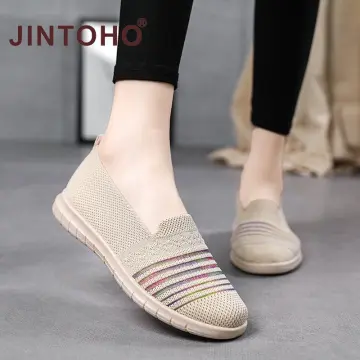 Casual slip hot sale on sneakers