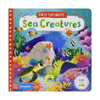 First explorers sea creations series marine animals childrens English story picture books mechanism books childrens English original picture books imported books