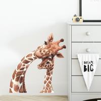 ✟♟ Eco-friendly Cute Giraffe Kids Room Wall Stickers Nursery Decoration Decal for Living room Bedroom Child Baby Home Decor Art DIY