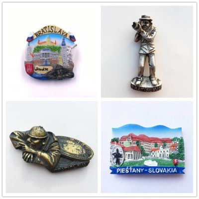 Slovakia Piestany Bratislava Souvenir Fridge Magnet Creative Popular Statue 3d Magnet Fridge Collection Crafts Gift Ideas