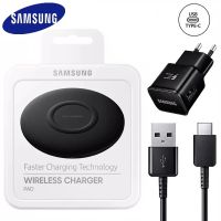 【support】 C&amp;T e-Mart Fast Wireless Charger Adapter สำหรับ Galaxy S20 Ultra S20/10/S9/S8 Plus Edge Note10 + 9 /iPhone 8 Plus X,10W Qi Pad EP-P1100