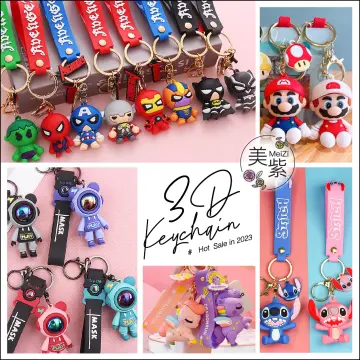 Doors Roblox Game Figure Keychains Pendant Keyring Toy PVC Rubber