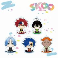 SK8 The Infinity Keychain Fans Collection Anime Q Version Figures Langa Hasegawa MIYA Reki Kyan Acrylic Two Side Pendant Keyring