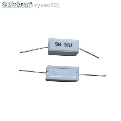 10pcs 5W 5 Cement Resistor Power Resistance 3R 3RJ