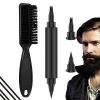 Beard Pen Beard Filling Pen and Brush Kit Long Looking Barber Pencil Moustache Coloring Shaping Tools Hair Pencil