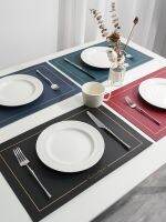 【CC】✗∋  Leather Placemat Luxury Table And Oilproof Insulation Wholesale