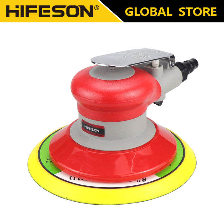 HIFESON 5 inch 6 inch Pneumatic Orbital Sander 125mm 150mm Air