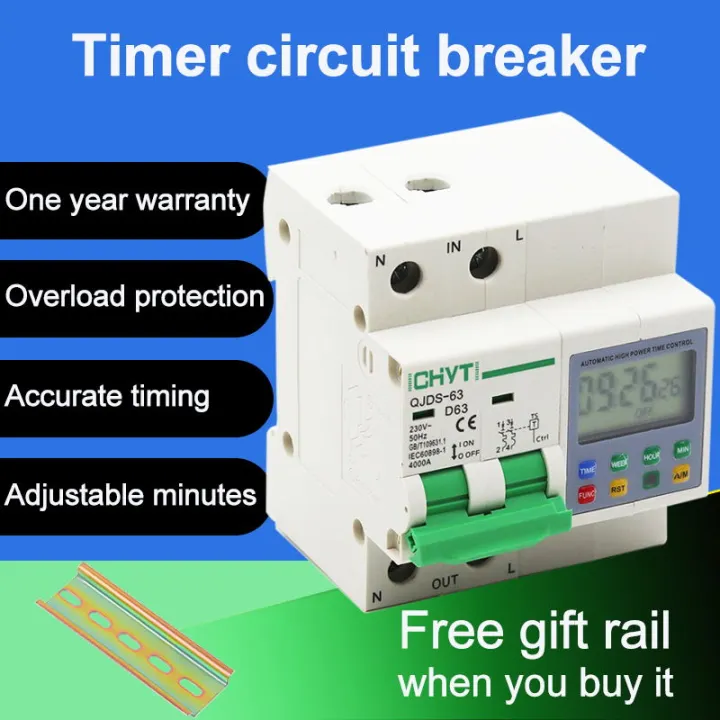 1s99hours Timer Switch LCD Intelligent Circuit Break With Timing