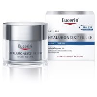 Eucerin Hyaluron-Filler 3x Effect Night Cream 50ml ยูเซอริน ไฮยาลูรอน ฟิลเลอร์ ไนท์ ครีม