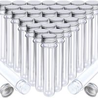 【CW】❅❒❖  40Pcs 40ml Plastic Test Tubes Tube for Sample Scientific Experiments The Storage