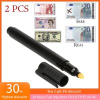 2pcs Money Checker Currency Detector Fake Banknotes Tester Pen Checking