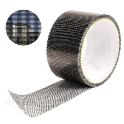 ✑☽ Window Screen Repair Tape Door Waterproof Patch Self-adhesive Super Fix Anti-Insect Door Mosquito Net Mesh Broken Holes Repair