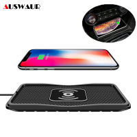 CWAuswaur C3 Car QI Wireless Charger Pad สำหรับ 11 XS MAX Samsung S10 5G Plus Quick Wireless Charger รถ10W 7.5W