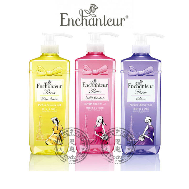 Enchanteur Paris Parfum Shower Gel 750g Lazada