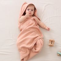 【CC】✧□✙  Newborn Hood Infant Blanket Baby Hooded Poncho Washcloth  Bathrobe Babys