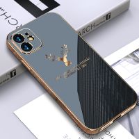 Ultra Thin Plating Cover Case For iPhone 12 11 13 14 Pro Max Plus Luxury Bumper Protection Case For iPhone 12Pro Silicone Funda  Screen Protectors