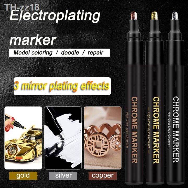 Liquid Mirror Marker Silver Markers Pen DIY Reflective Paint Pens