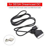 สาย6ft เชื่อมต่อสำหรับเกมสาย Scart Rgb จริงด้วยตะกั่วสาย Scart Rgb 1.8ม. Scart เคเบิลทีวี Av