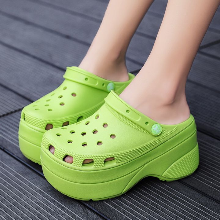 ready-stock-2023crocsthe-same-style-womens-shoes-size-41-sports-lightweight-platform-sandals-slippers-hole-shoes