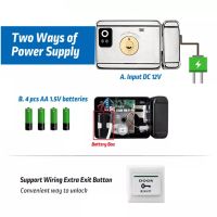 Tuya รหัสผ่านแอปพลิเคชั่นล็อคอิเล็กทรอนิกส์แบบดิจิตอลไบโอเมตริกซ์การ์ด IC พิมพ์ลายนิ้วมือ Wifi ล็อคโดยใช้กุญแจประตูล็อคอัจฉริยะ