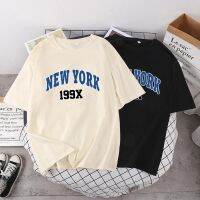 New York แฟชั่นแขนสั้น balart USA Letter พิมพ์ผู้หญิงกราฟิกฤดูร้อน Y2k TOP Casual T เสื้อ