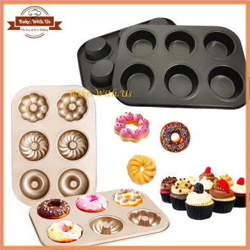 WALFOS Non-Stick Silicone Cake Mold Muffin Cupcake Baking Pan Tray