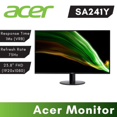 จอ Acer Monitor  LED 23.8” SA241YAbi 75Hz (VA, VGA, HDMI)