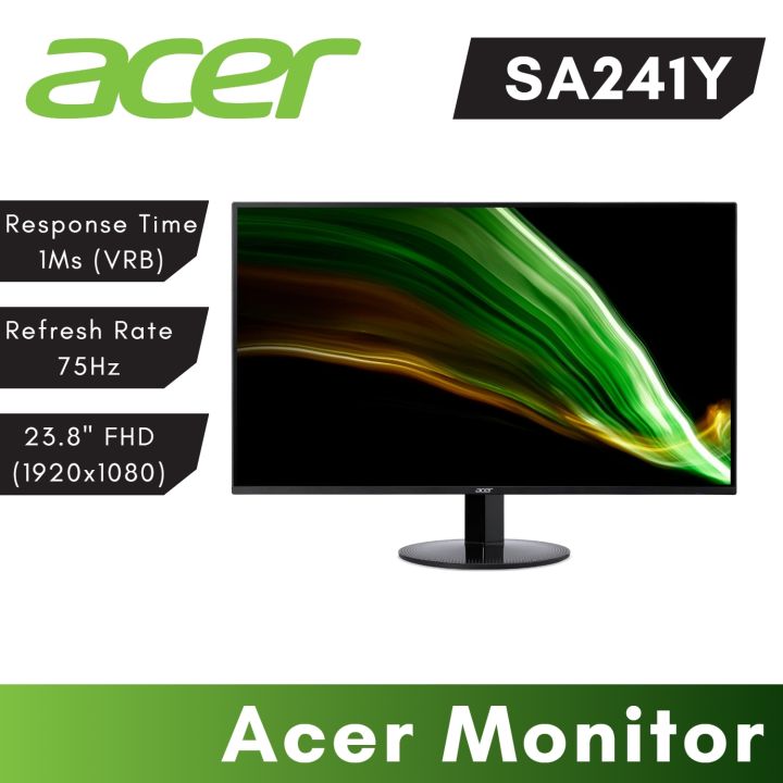 จอมอนิเตอร์-monitor-acer-led-23-8-sa241yabi-75hz-va-vga-hdmi