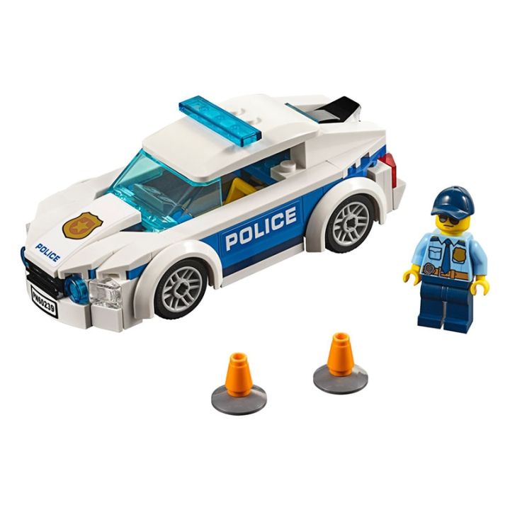 assembled-building-blocks-02135-ตำรวจตระเวนรถตำรวจเมืองอาคารบล็อกอิฐของเล่นรุ่นที่รองรับ-lego-lego-legoed-60239-bela-11206