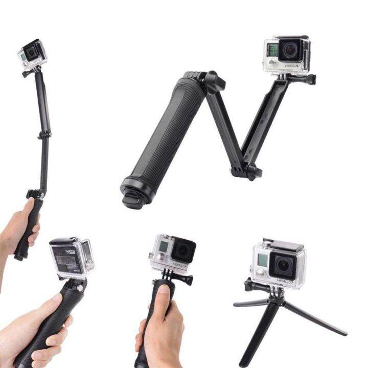 3-way-grip-waterproof-monopod-selfie-stick-tripod-stand-for-gopro-hero-7-6-5-4-session-for-yi-4k-sjcam-eken-for-go-pro-accessory