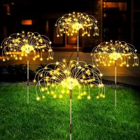 Solar Lamp Solar LED Firework Light Waterproof String Fairy Light Outdoor Lighting Garden Decor Lawn Lamp Holiday Lighting