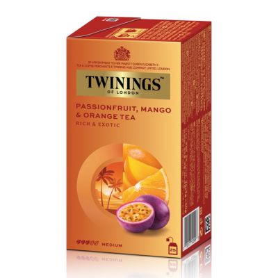 Twinings Passion Fruit Mango &amp; Orange tea ชาทไวนิงส์ แพชชั่นฟรุ๊ต แมงโก้ &amp; ออเร้นจ์