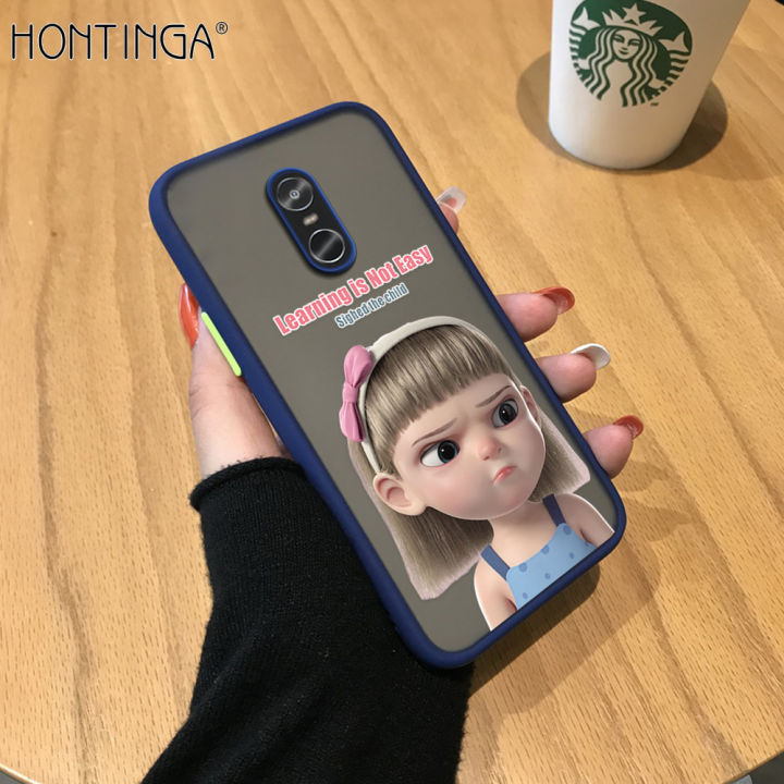 Hontinga Casing Case For Xiaomi Redmi Note 4 Note 4x Case Cartoon Anime  Cute Lovely Girls Frosted Transparent Hard Anime Phone Case Full Back Cover  Casing Lens Camera Protector Cases Hard Case
