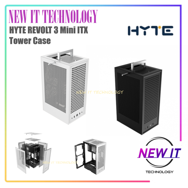 Hyte Revolt 3 Small Form Factor Premium Itx Pc Case With 700w 80 Gold Sfx Power Supply