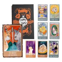 78 Cards Deck Tarot Of Pagan Cats Full English Family Party Board Game Oracle Cards Astrology Divination Fate Card Oracle Cards stylish