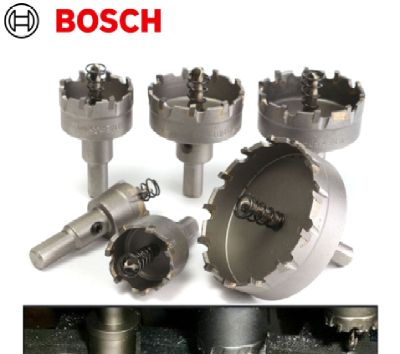 BOSCH โฮลซอเจาะเหล็กหนา (สีเงิน)โฮลซอคาร์ไบด์ โฮลซอแบบเจาะลึก Hole saw เจาะสแตนเลส โฮลซอ unika -งานเทียบ เกรด AAA+เยี่ยมมาก