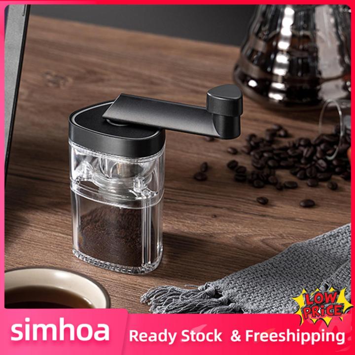 simhoa-คู่มือเครื่องบดกาแฟเอสเปรสโซ่-penggiling-kopi-มือหมุนสำหรับตั้งแคมป์สำนักงานบ้าน