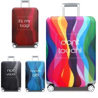 Travel Accessories Luggage Cover Suitcase Protection Set Baggage Dust Cover Trunk Set Trolley Case Elasticity Flower Pattern