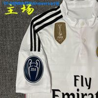 ↂ NBA75thAnniversary4 Retro 1415 Real Madrid jersey home and away No. 7 Ronaldo long-sleeved football suit male Bell Champions League version custom