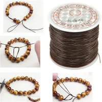 2rolls 10m/Roll Strong Elastic Crystal Beading Cord 1mm for Bracelets Stretch Thread String Necklace DIY Jewelry Making Cords Line